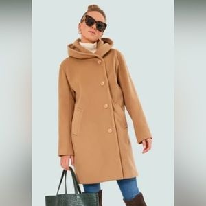 Camel colored Tuckernuck coat; size medium